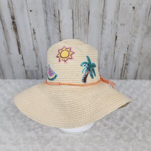 Beach Theme Floppy Sun Hat